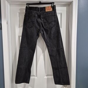 Levi's Black Slim Straight Men's Jeans